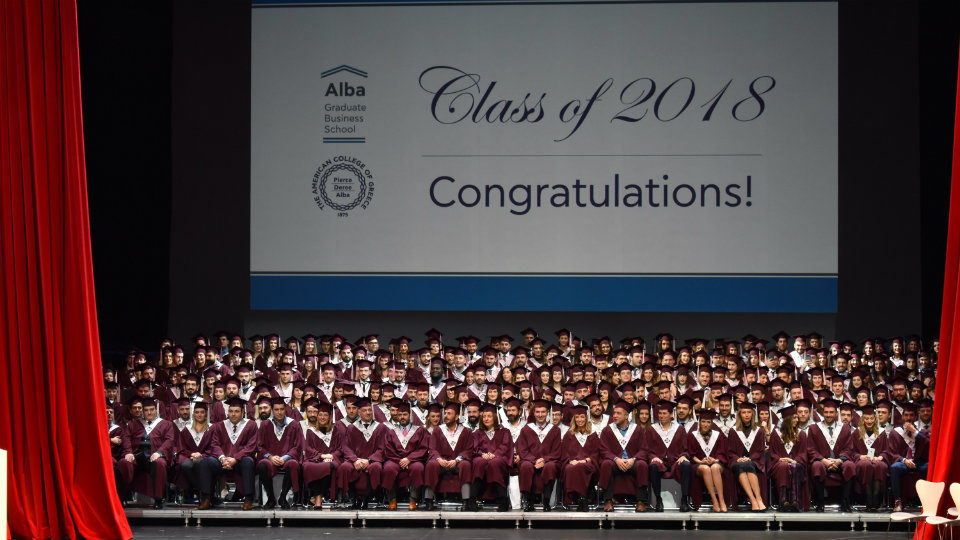 Alba Commencement 2018: Ένας κύκλος κλείνει, ένας νέος ανοίγει γεμάτος επιτυχίες και απεριόριστες δυνατότητες