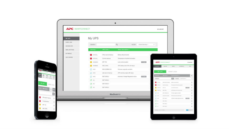 H Schneider Electric παρουσιάζει το APC Smart-UPS με την εφαρμογή SmartConnect για έξυπνη διαχείριση UPS μέσα από το Cloud