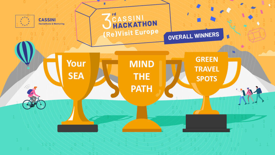 1ο βραβείο για την ελληνική ομάδα Mind the Path  στον ευρωπαϊκό διαγωνισμό Cassini Hackathon