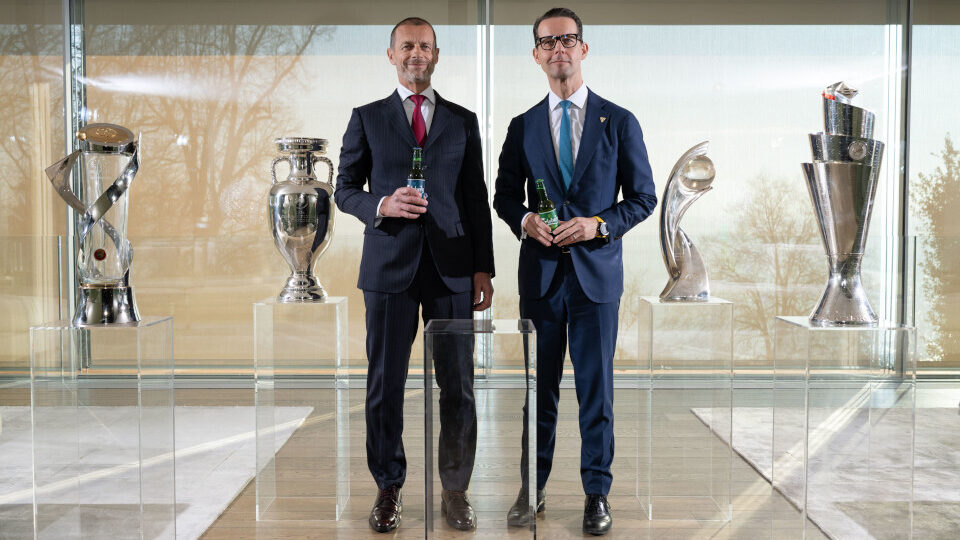 Ο Όμιλος Carlsberg γιορτάζει την επιστροφή του στις διοργανώσεις των Εθνικών Ομάδων της UEFA