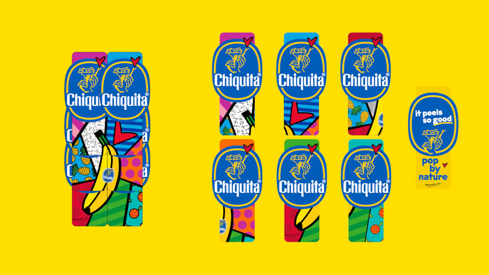 Συνεργασία Chiquita με τον διεθνούς φήμης καλλιτέχνη Romero Britto στην καμπάνια «Pop by Nature»