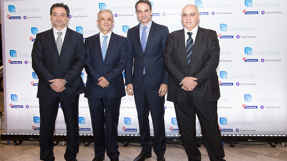 Η Eurobank και η Grant Thornton  απονέμουν τα Βραβεία “Growth Awards”