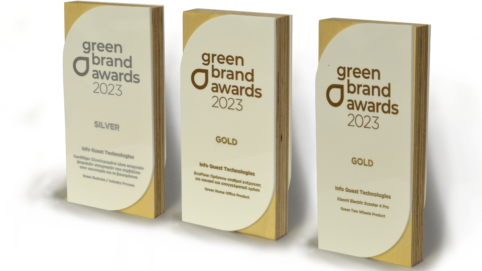 Info Quest Technologies: Διάκριση στα Green Awards