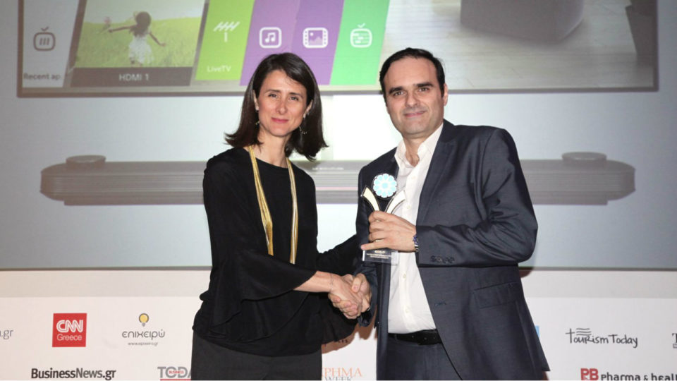 Η LG Electronics βραβεύτηκε για 2η συνεχόμενη χρονιά στα Greek Hospitality Awards 2018