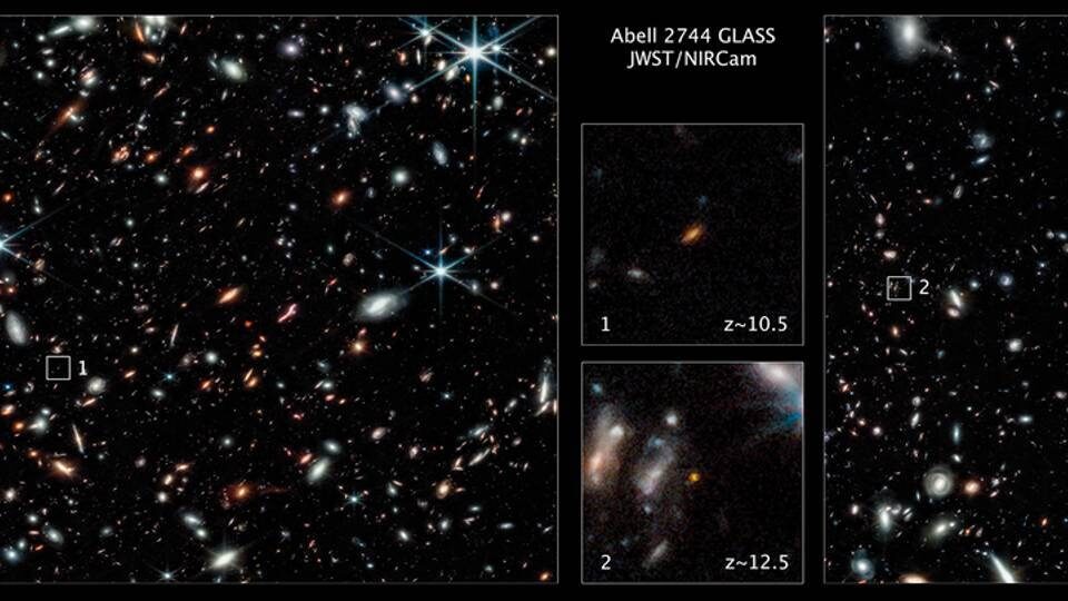 Το τηλεσκόπιο James Webb εντοπίζει αρχαίους γαλαξίες