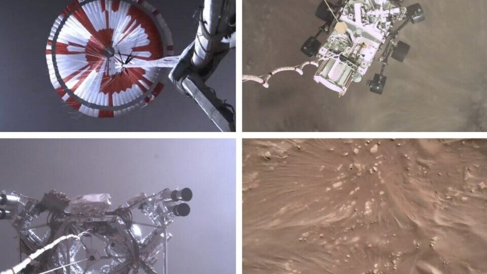 Το Perseverance έστειλε έγχρωμο βίντεο από την προσεδάφιση του στον Άρη