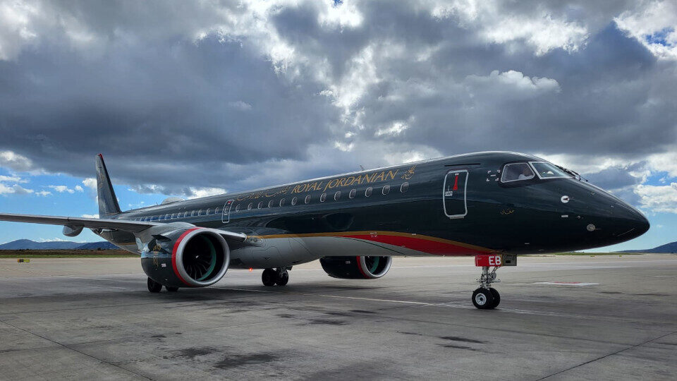 Υποδοχή του νέου αεροσκάφος της Royal Jordanian στον ΔΑΑ