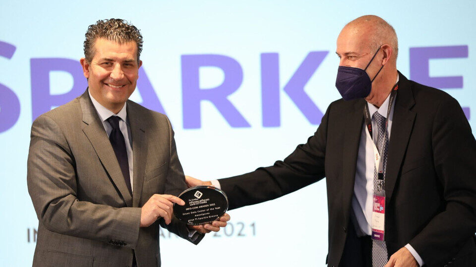 Η Sparkle λαμβάνει το βραβείο «Green Data Center of the Year» στο Infocom World 2021