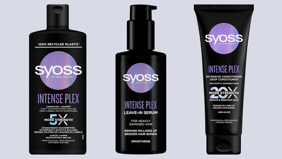 Νέα σειρά περιποίησης μαλλιών Syoss Intense Plex