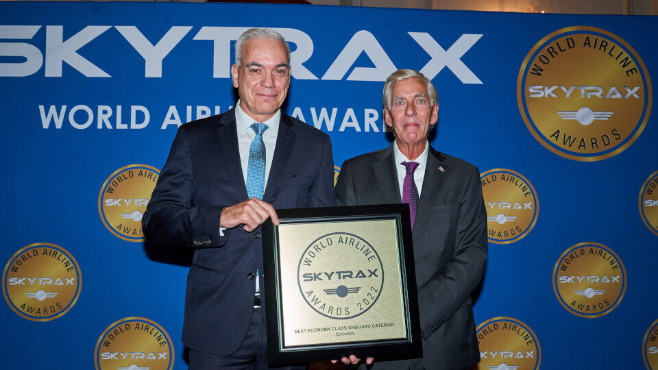 Η Emirates διακρίθηκε με τρία βραβεία στα Skytrax World Airline Awards 2022