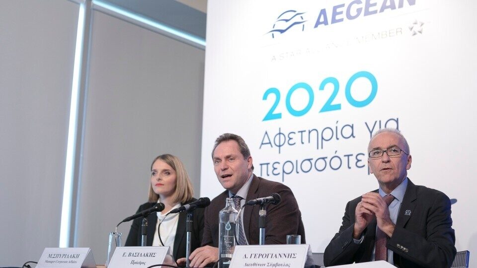 Aegean: 6 νέα αεροσκάφη, 1,5 εκ. επιπλέον θέσεις, ανάπτυξη από όλη την Ελλάδα