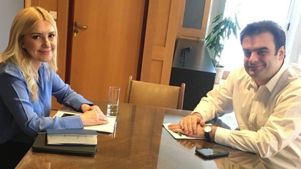 Συνάντηση Αραμπατζή - Πιερρακάκη για e-ξαγωγές αγροτικών προϊόντων μ' ένα κλικ