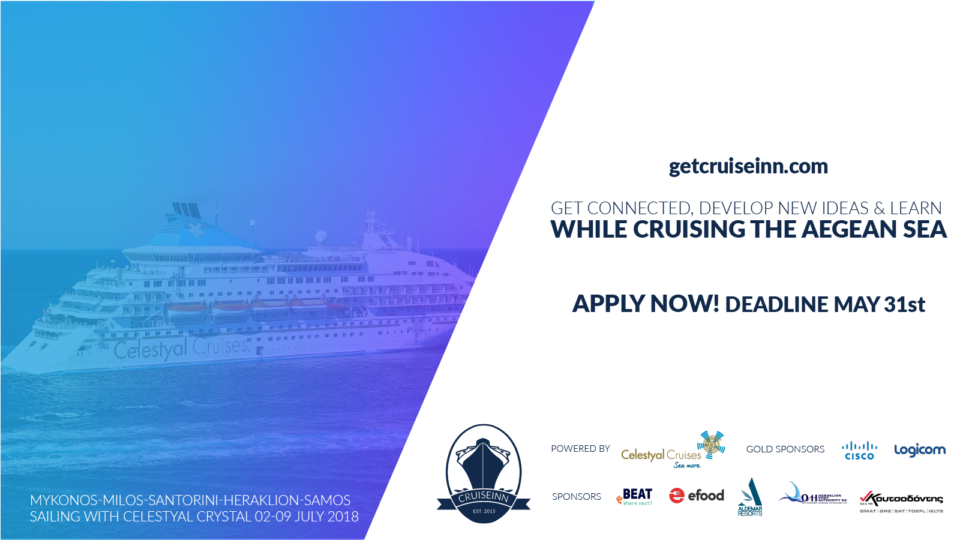 CruiseInn – Celestyal Cruises: Στις 31 Μαΐου ολοκληρώνονται οι αιτήσεις για το κορυφαίο εκπαιδευτικό πρόγραμμα του καλοκαιριού