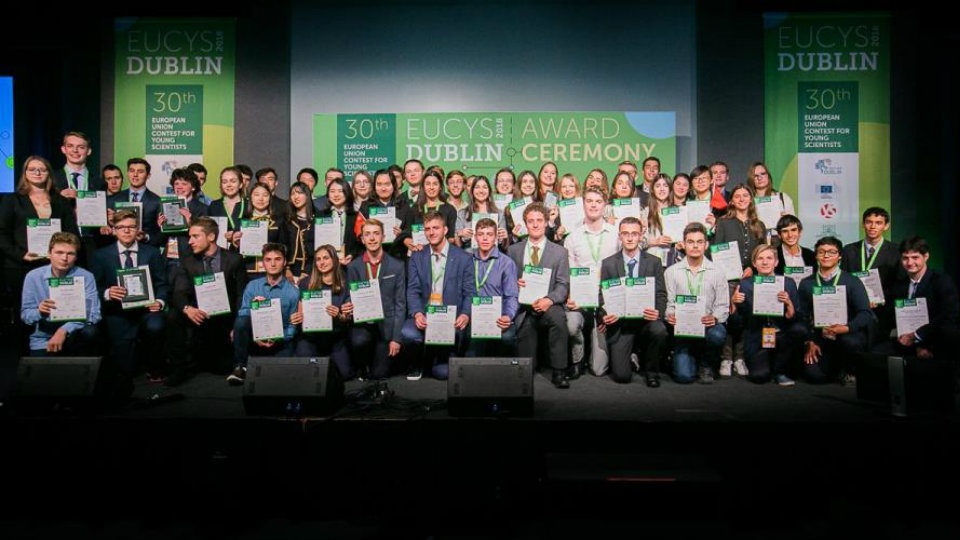 Διάκριση Ελλήνων μαθητών στον Ευρωπαϊκό Διαγωνισμό Νέων Επιστημόνων EUCYS 2018
