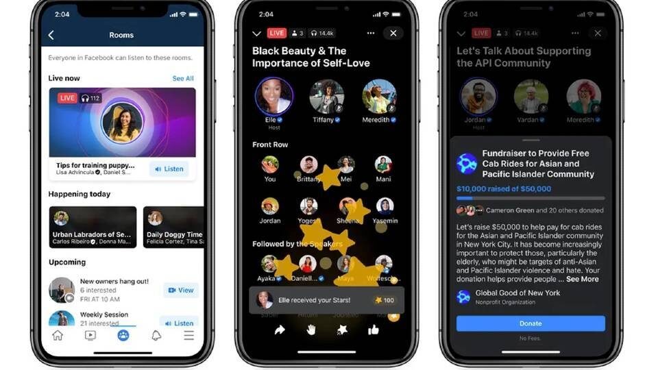 Το Facebook εγκαινιάζει τα Live Audio Rooms, τον ανταγωνιστή του Clubhouse