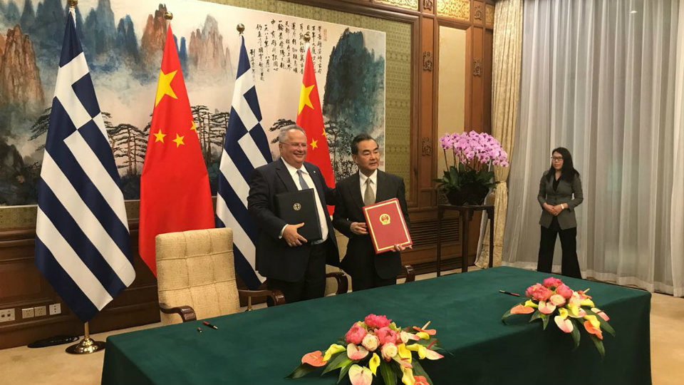 Ελλάδα-Κίνα: Μνημόνιο συνεργασίας για την πρωτοβουλία «Μία Ζώνη, Ένας Δρόμος»