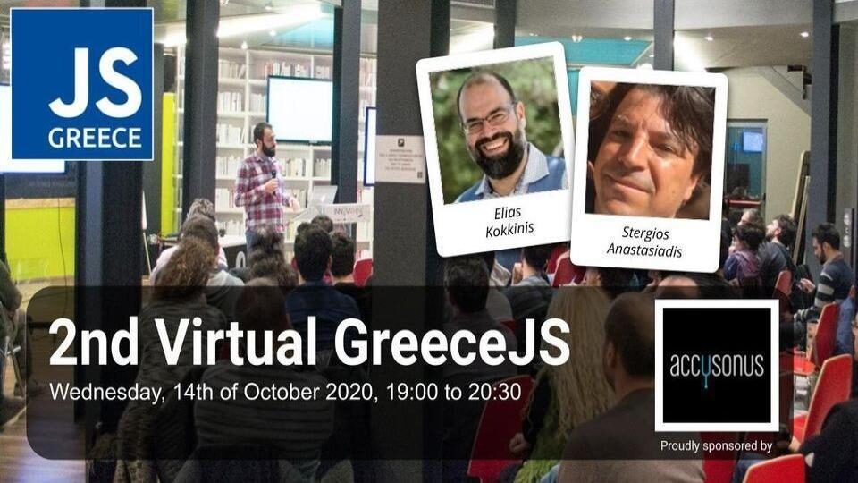 2ο Virtual Meetup: Οι τελευταίες εξελίξεις στο χώρο του Web και της JavaScript από το GreeceJS