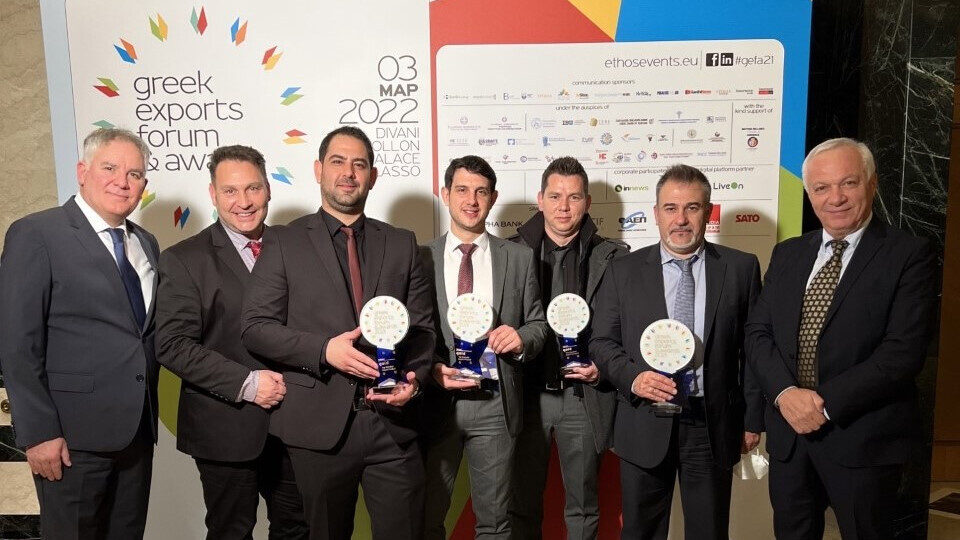 ​Τέσσερα χρυσά βραβεία για τον Όμιλο Isomat στα Greek Exports Forum & Awards 2021