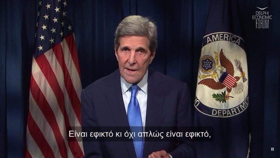 J. Kerry: Η αντιμετώπιση της κλιματικής αλλαγής είναι πρόκληση και ευκαιρία