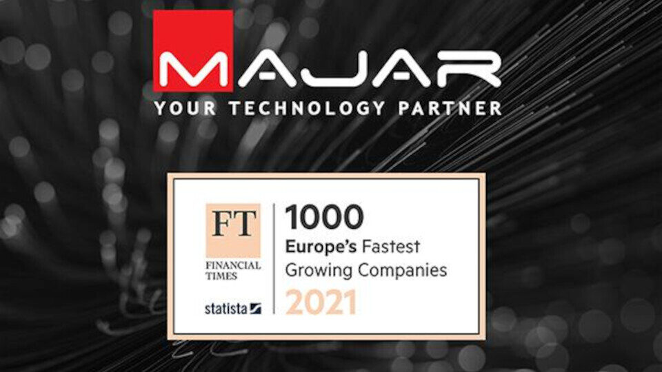 Στις 1000 ταχύτερα αναπτυσσόμενες εταιρείες της Ευρώπης η MAJAR σύμφωνα με το FT 1000​​