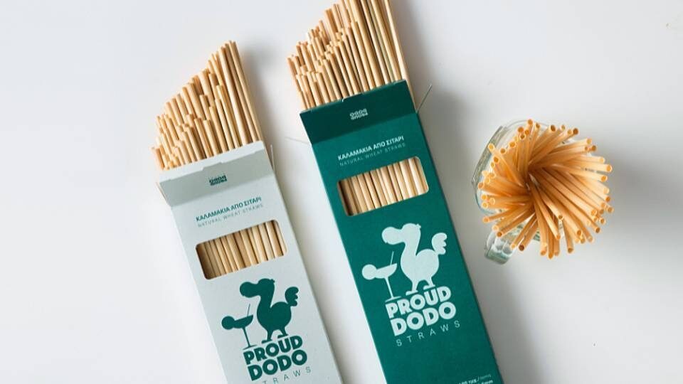 Proud Dodo: Μια ελληνική εταιρεία με φυσικά καλαμάκια από σιτάρι!
