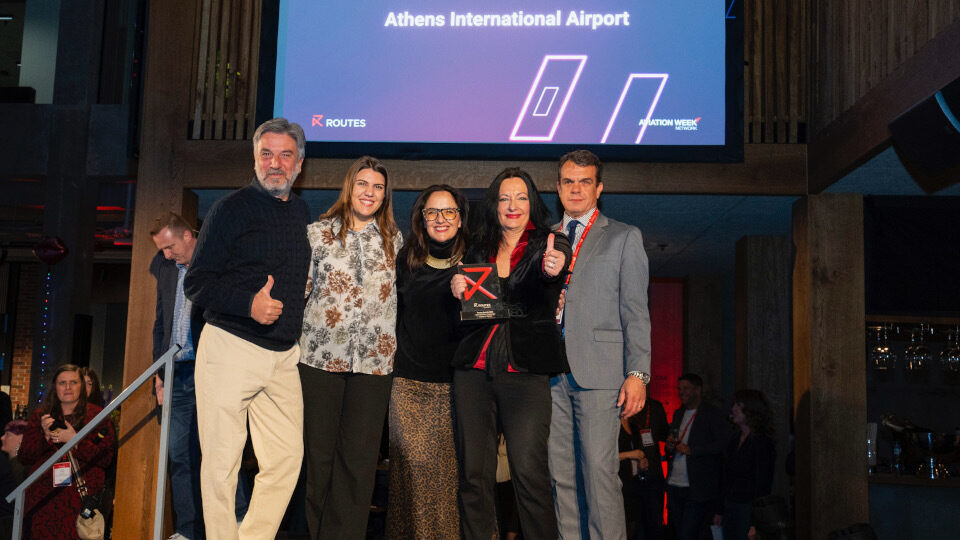​Οι αεροπορικές εταιρείες ανέδειξαν και πάλι πρώτο στην Ευρώπη το Αεροδρόμιο της Αθήνας στα Routes Europe 2024​​