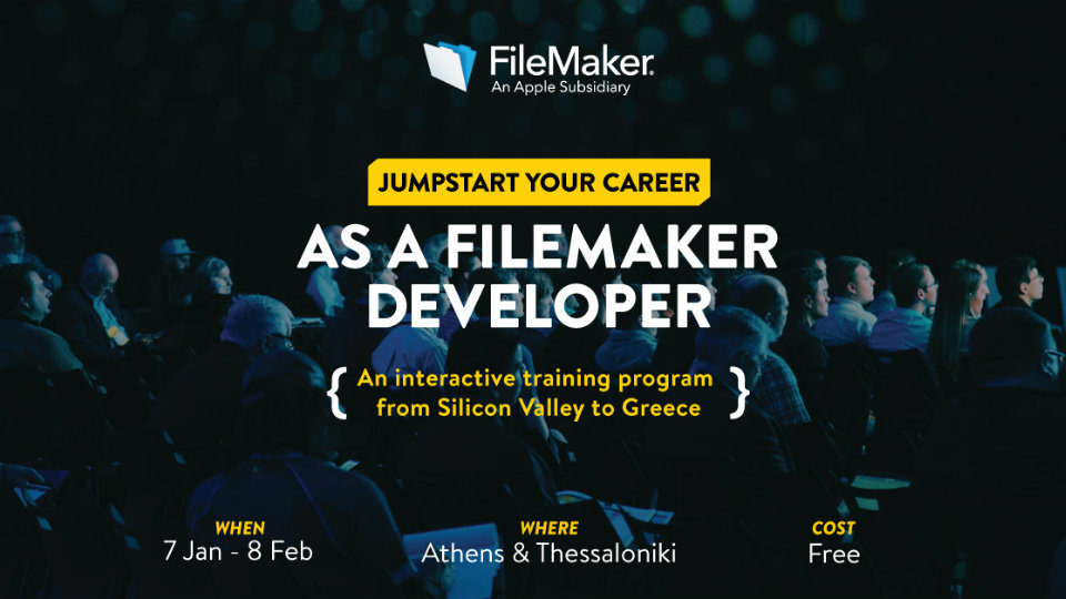 SICOA: Δωρεάν ευρωπαϊκό training για FileMaker Developers 