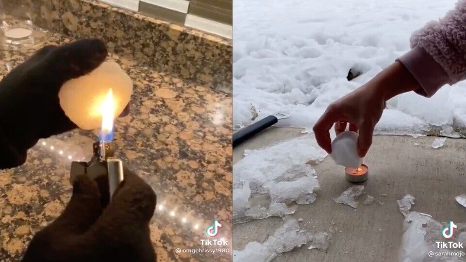Οι άνθρωποι καίνε χιονόμπαλες για να αποδείξουν ότι το χιόνι είναι ψεύτικο - Η εξήγηση
