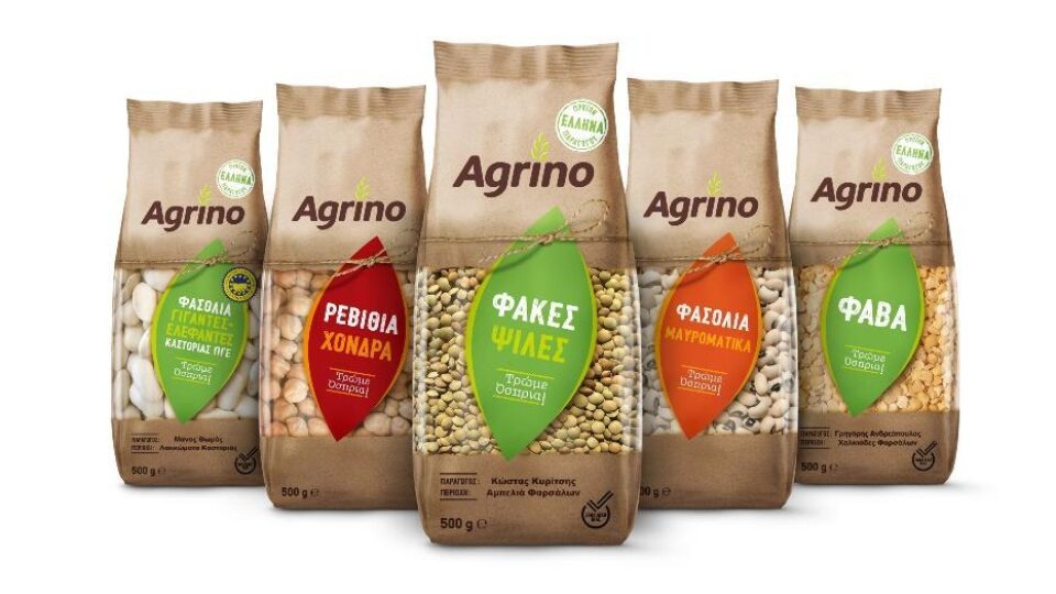 Όσπρια Agrino: Χρυσό στα Packaging Αwards για τα όσπρια της