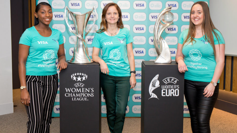 Συμφωνία Visa και UEFA για το γυναικείο ποδόσφαιρο