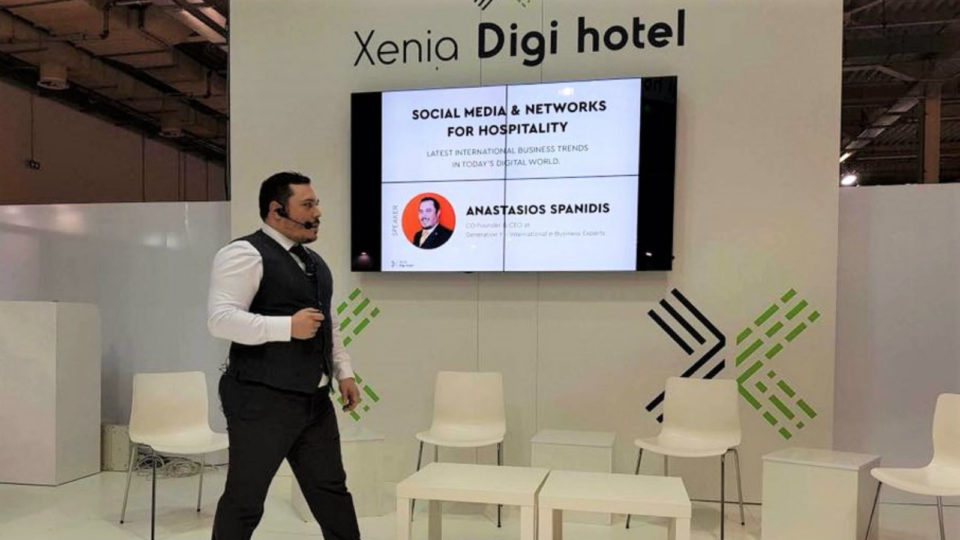 “Social Media & Network In Hospitality”: Ομιλία του Αναστάσιου Σπανίδη στο Xenia Digi Hotel 2017