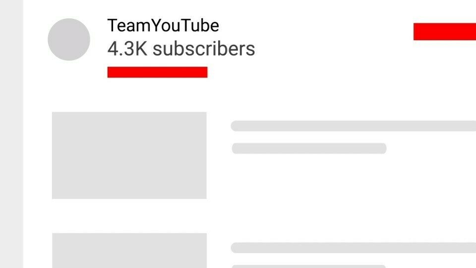 Το YouTube αλλάζει τον τρόπο που εμφανίζει τον αριθμό των συνδρομητών