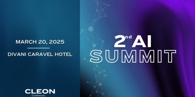 Η CLEON Conference & Cοmmunications διοργανώνει το 2nd AI Summit στις 20/3