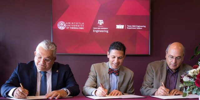 Μνημόνιο για την επέκταση της συνεργασίας μεταξύ ΑΠΘ και Texas A&M University