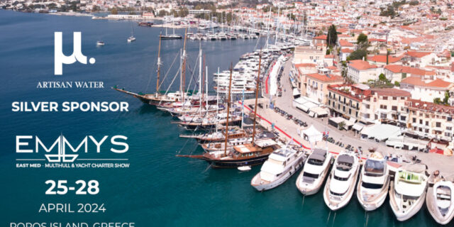Το μ. Artisan Water συμμετέχει στο 20th East Med Multihull & Yacht Charter Show