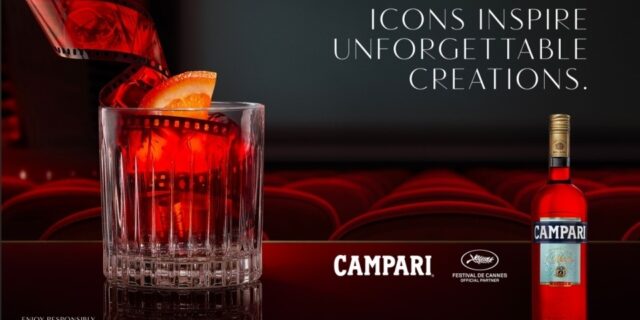 Το Campari επέστρεψε ως ο επίσημος συνεργάτης του 76ου κινηματογραφικού Φεστιβάλ των Καννών