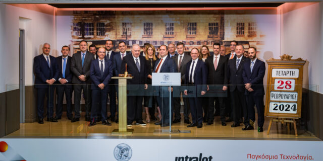 Την Intralot υποδέχθηκε το ΧΑ - Σ. Κόκκαλης: Εστιάζουμε στις ευκαιρίες για ανάπτυξη και στρατηγικές συνεργασίες