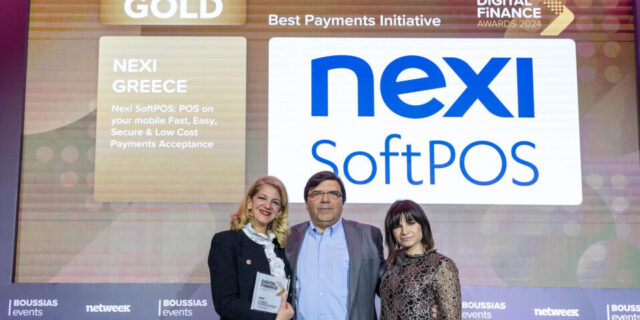 Η Nexi Ελλάδος με χρυσή διάκριση στα Digital Finance Awards 2024 για το Nexi SoftPOS