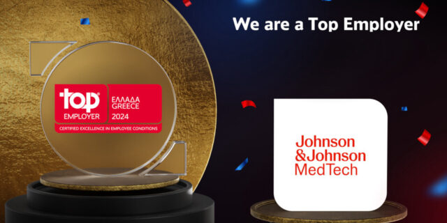 Η Johnson & Johnson MedTech Κορυφαίος Εργοδότης στην Ελλάδα για τρίτη συνεχή χρονιά