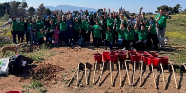 150 δέντρα δενδροφύτευσε στην περιοχή των Θρακομακεδόνων η Green Team Hellas της PepsiCo