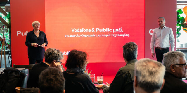 Vodafone Ελλάδας και Public μαζί. Νέα στρατηγική συνεργασία για μία ολοκληρωμένη εμπειρία τεχνολογίας