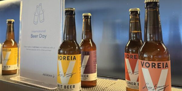 Η ελληνική craft μπύρα Voreia στα AEGEAN Business Lounges για την Παγκόσμια Ημέρα Μπύρας