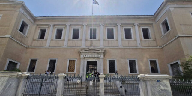 Αυτοψία εργασιών αποκατάστασης και συντήρησης του κτιρίου του ΣτΕ στο Αρσάκειο Μέγαρο
