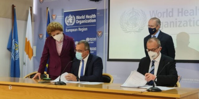 Υπογραφή Συμφωνίας για την ίδρυση Γραφείου Χώρας του ΠΟΥ στην Κύπρο