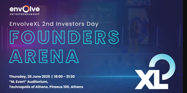 Founders Arena: Οι 13 ομάδες του EnvolveXL μοιράζονται το επιχειρηματικό τους ταξίδι στις 26/6