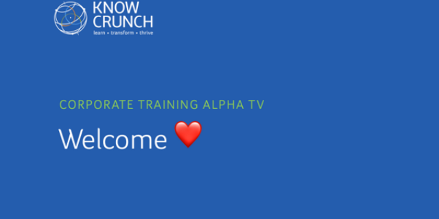 Η Knowcrunch εκπαιδεύει την ομάδα του Alpha TV στο digital marketing