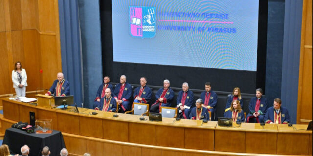 Επίτιμος Διδάκτορας του Πανεπιστημίου Πειραιώς ο Γεώργιος Ζαββός