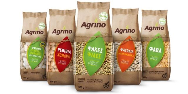 Όσπρια Agrino: Χρυσό στα Packaging Αwards για τα όσπρια της