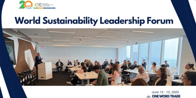 Ολοκληρώθηκε το World Sustainability Leadership Forum 2025 στη Νέα Υόρκη