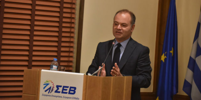 Η ομιλία του προέδρου Μ. Βερέμη στη πρώτη συνέντευξη τύπου του ΣΕΝ/JA Greece